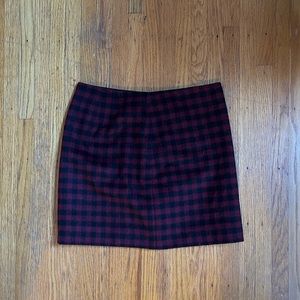 Madewell Wool Blend Miniskirt